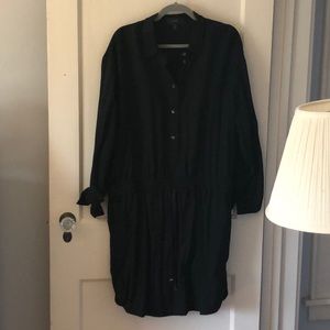 J. Crew Dresses - J. Crew black button down dress with pockets. J. Crew Dresses - J. Crew black button down dress with pockets.